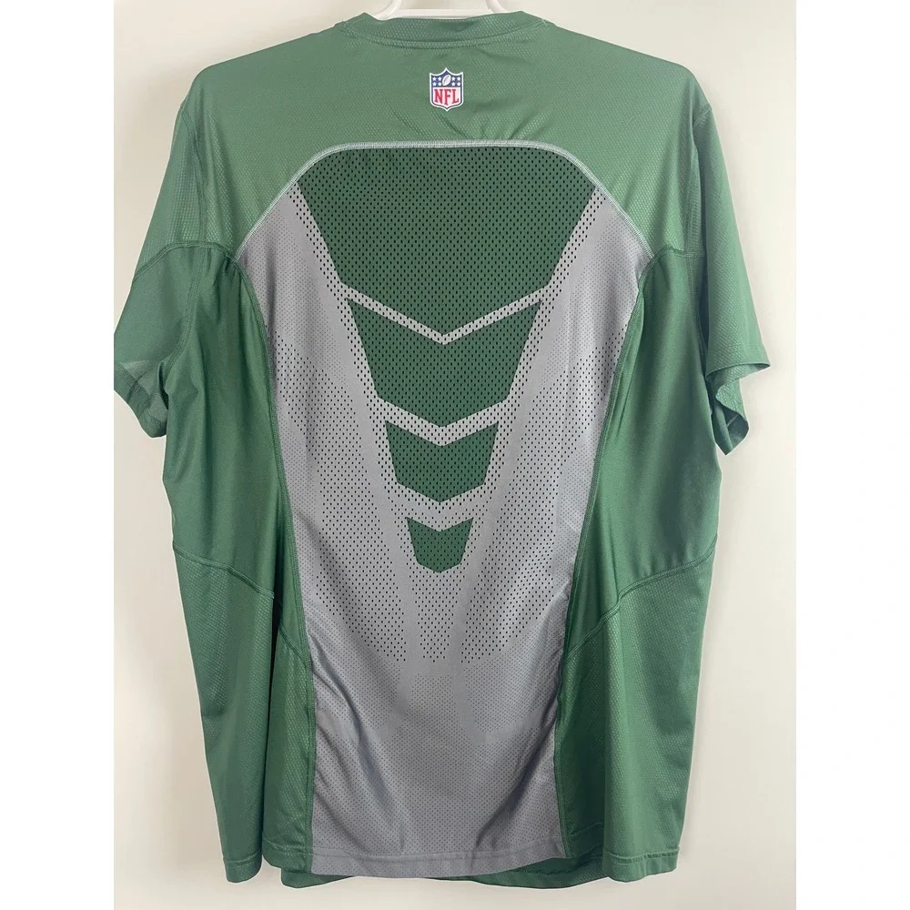 00642 Nike New York Jets NFL‎ Hypercool On Field Apparel Dri Fit SS Shirt Men's